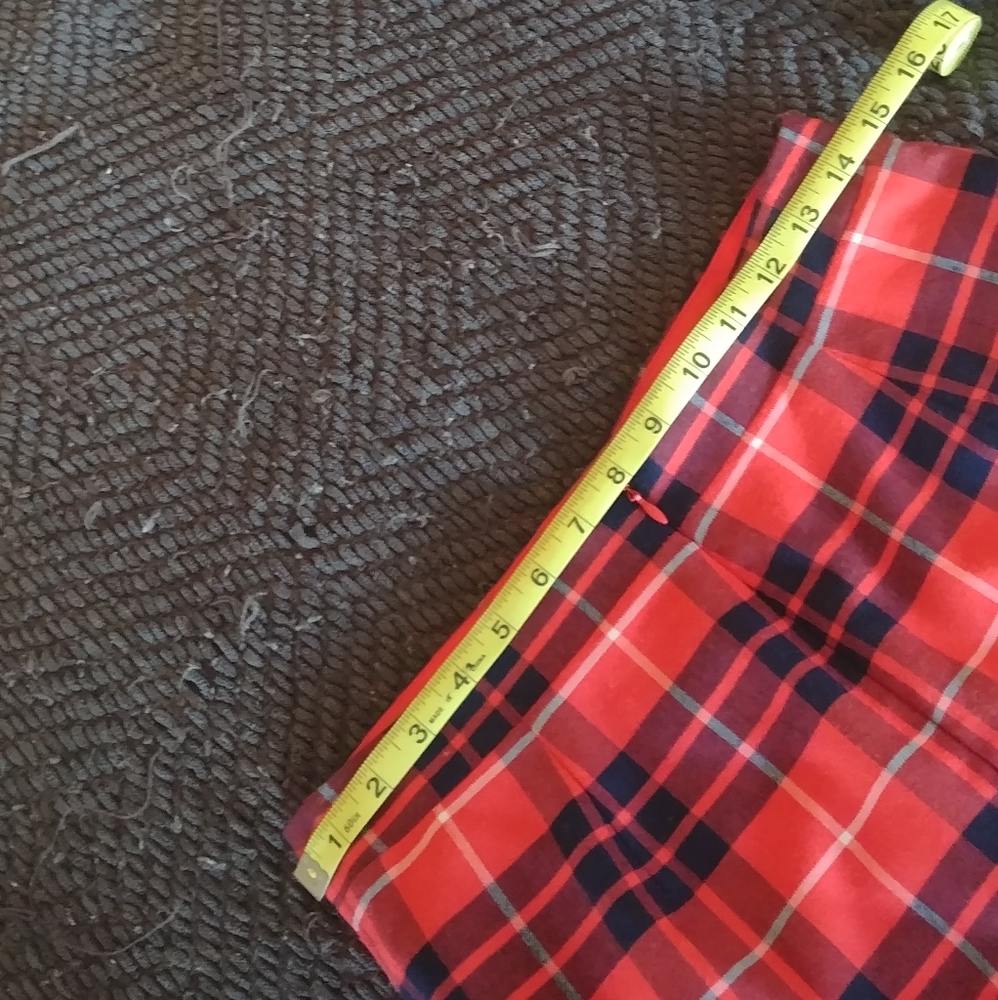 J. Crew Plaid Tartan Mini A line Skirt Zip Back - Picture 6 of 6
